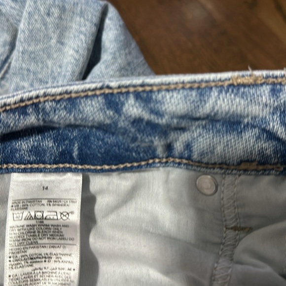 NWOT Old Navy High Rise Curvy OG Straight Secret Smooth Pocket Jeans Split Ankle - Picture 12 of 13